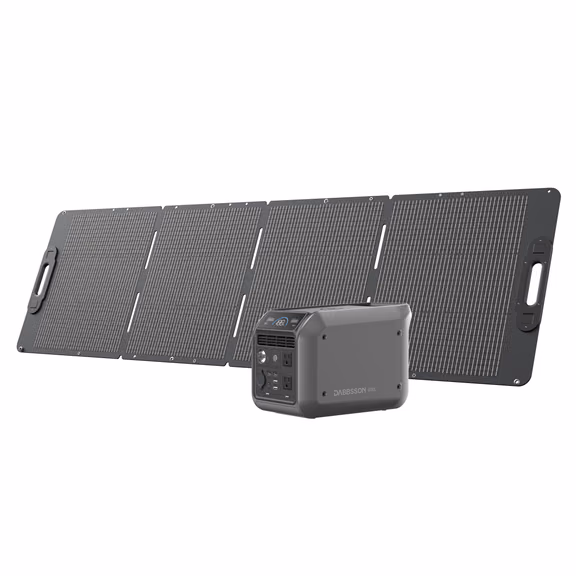 Dabbsson 600L Portable Solar Generator | 768Wh, 600W – 600L + 120W Solar Panel (768Wh)