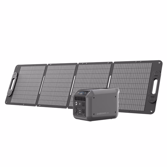 Dabbsson 600L Portable Solar Generator | 768Wh, 600W – 600L + 210W Solar Panel (768Wh)