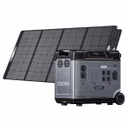 OUKITEL P5000 Solar Generator for Home with 400W Solar Panel – P5000+2*400W Portable Solar Panels