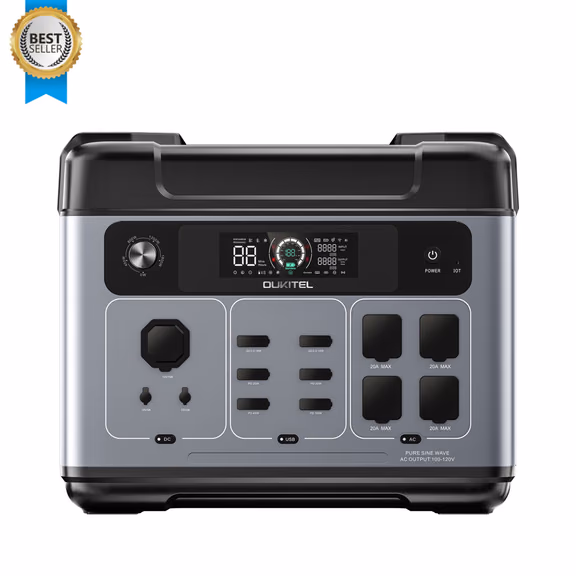 OUKITEL P2001 Plus Portable Power Station 2400W | 2048Wh – P2001 Plus