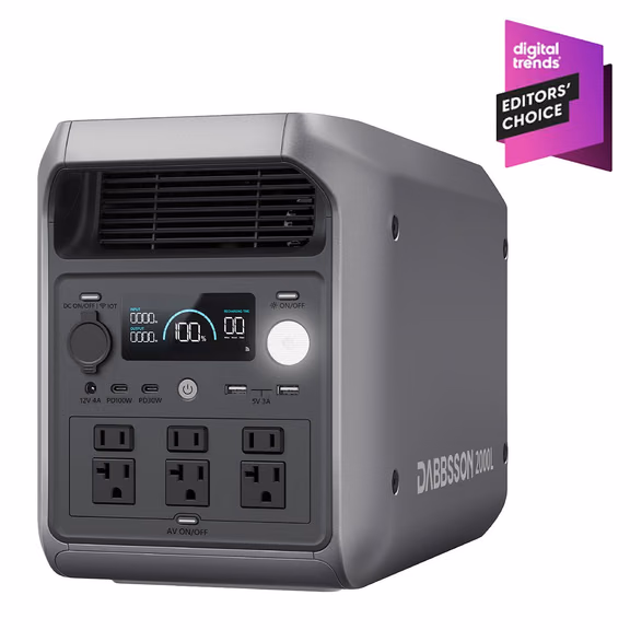 Stay powered during blackouts | Dabbsson 2000L power station | 2048Wh power storage – Dabbsson 2000L (2048Wh)