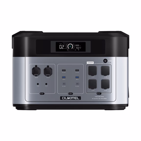 OUKITEL BP2000 Portable Power Station 2200W | 2048Wh – BP2000
