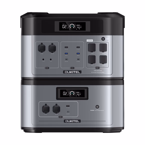 OUKITEL BP2000 Portable Power Station 2200W | 2048Wh – BP2000+B2000