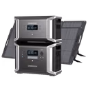 Dabbsson DBS1400 Pro Portable & Home Backup Power Station | 1382Wh, 2400W – DBS1400 Pro + DBS2100B + 2*210W Solar Panel (3532Wh)