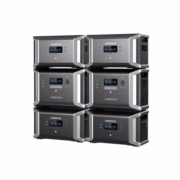 Dabbsson DBS1400 Pro + DBS2100B Home Backup Solution - 3532Wh | 2400W – 2*DBS1400 Pro + 4*DBS2100B (11364Wh)