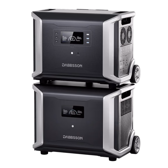 Dabbsson DBS3500 Tragbare Powerstation - 3430Wh | 3600W – DBS3500 + DBS5300B (8750Wh)