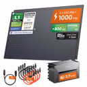 SOLARWAY Balkonkraftwerk 1000 Watt | Anker SOLIX Solarbank 3 E2700 Pro 2,7 kWh Speicher – Ohne