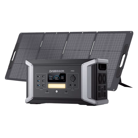 Dabbsson DBS1000 Pro Solar Generators – DBS1000 Pro + 210W Solar Kit