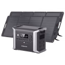 Dabbsson DBS1300 Portable Power Station | 1330Wh, 1200W – DBS1300 + 2*120W Solar Panel (1330Wh)