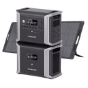 Dabbsson DBS1300 Solar Generator | 3,030Wh 1,200W – DBS1300 + DBS1700B + 210W Solar Panel