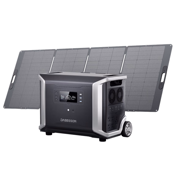 Dabbsson DBS3500 Solar Generator | 3430Wh, 3600W – DBS3500 + 420W Solar Panel (3430Wh)