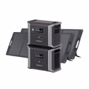 Dabbsson DBS1300 Solar Generator - 1330Wh | 1200W – DBS1300 + DBS1700B + 2*120W (3030Wh)