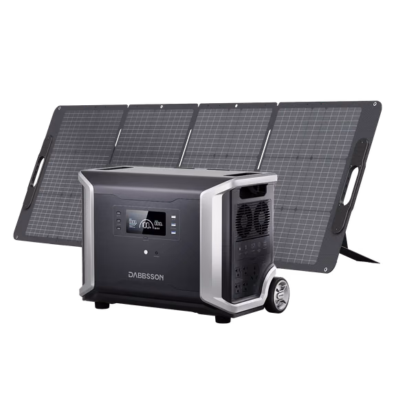 Dabbsson DBS3500 Tragbare Powerstation - 3430Wh | 3600W – DBS3500 + 210W Solarpanel (3430Wh)