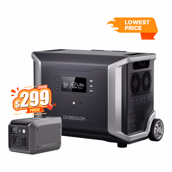 Dabbsson DBS3500 Tragbare Powerstation - 3430Wh | 3600W – DBS3500 (3430Wh)
