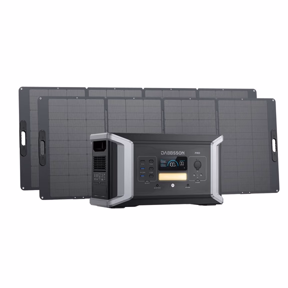 Dabbsson DBS1000 Pro Solar Generator - 1024Wh | 2000W – DBS1000 Pro + 2*420W (1024Wh)