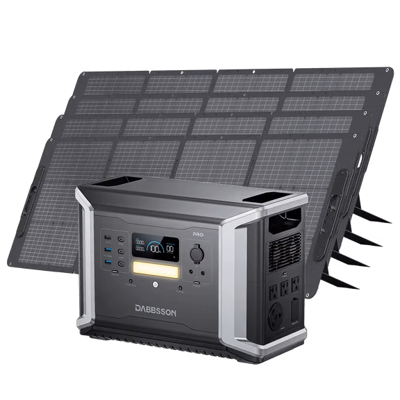 Dabbsson DBS2100 Pro Solar Generator - 2150Wh | 2400W – DBS2100 Pro + 4*210W (2150Wh)