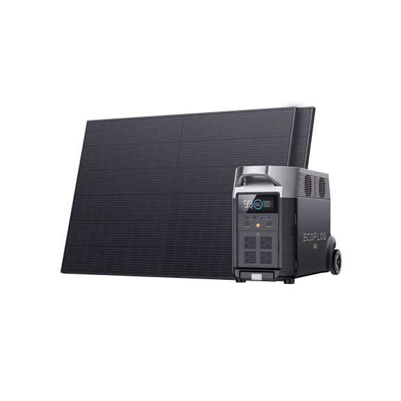 EcoFlow DELTA Pro Solar Generator (Rigid PV400W*2) – 2 x Number of 400W Rigid Solar Panel / Without Extra Battery