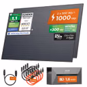 SOLARWAY Balkonkraftwerk 1000 Watt | Anker SOLIX Solarbank 2 E1600 Pro 1,6 kWh Speicher – Ohne