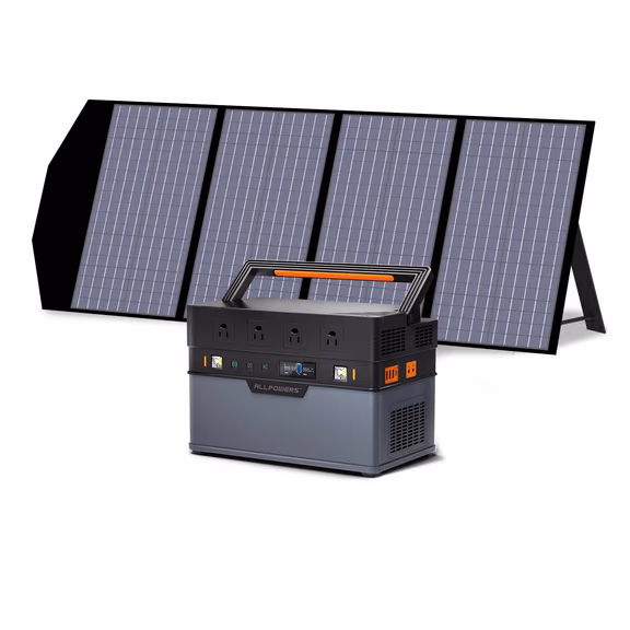 ALLPOWERS Zonnegeneratorset 1500W (S1500 + SP029 140W zonnepaneel) – S1500+SP029 140W zonnepaneel