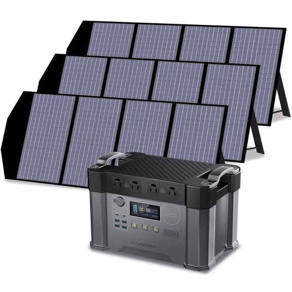 ALLPOWERS 2400W Solar Generator Kit (S2000 Pro + SP029 140W Solar Panel) – S2000 PRO+3PCS SP029 140W Solar Panel