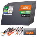 SOLARWAY Balkonkraftwerk 4000 Watt Pro | Anker SOLIX Solarbank 3 E2700 Pro 2,7 kWh Speicher – Ohne