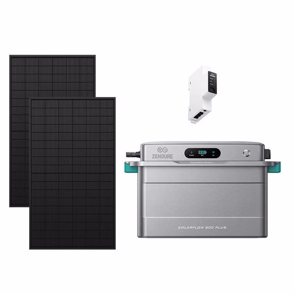 SolarFlow 800 Plus – SolarFlow 800 Plus + Smart Meter 3CT-S / 2*500 W Panneaux Solaires Bifaciaux (1 300 Wc)✨