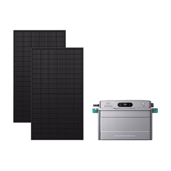SolarFlow 800 Plus – SolarFlow 800 Plus / 2*500 W Panneaux Solaires Bifaciaux (1 300 Wc)✨