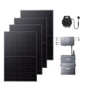 SolarFlow Hub 2000 Kit solaire autoconsommation avec batterie – Hub 2000 + Micro-onduleur EZ1-M / 1*AB1000S+1*AB2000X (2 880 Wh) / 4*420W Panneaux Solaires Rigides (1 680 Wp)