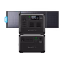 BLUETTI AC60 Station électrique portable | 600 W / 403 Wh – AC60+B80+PV120 (1209Wh)