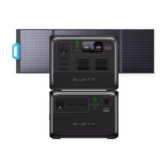 BLUETTI AC60 + B80 | Home Battery Backup – [Phased Out]AC60+B80+PV120D (1209Wh)