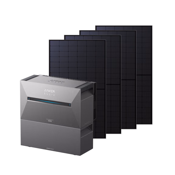 B17C53Z1 – Solarbank 3 E2700 Pro + 4 panneaux bifaciaux 500 W (2000W )+ BP2700 batterie additionnelle