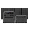 BLUETTI AC240 Power Station Portatile | 2.400 W 1.536 Wh – AC240+B210+350W (3686 Wh)