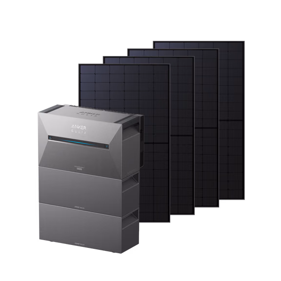 B17C53Z1 – Solarbank 3 E2700 Pro + 4 panneaux bifaciaux 500 W (2000W )+ 2 batteries additionnelle BP2700