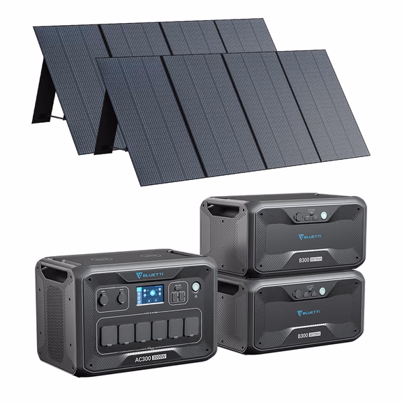 BLUETTI AC300 + 2*B300 + 2*PV350 Kit Generatore Solare (Esaurito)