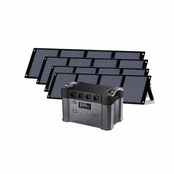 ALLPOWERS Solargenerator-Kit 2400W (S2000 Pro + SF400 400W Flexibles Solarpanel) – S2000 Pro + 2 x SF400 400W Solarpanel