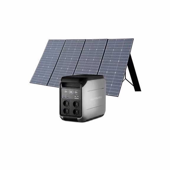 ALLPOWER Solar Generator Kit 1800W (P1800+SP037 400W Solar Panel)