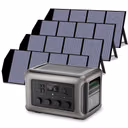 ALLPOWERS 3500W Generatore Solare (R3500 + SP029 140W Pannello Solare) – R3500+4PCS SP029 140W Pannello solare
