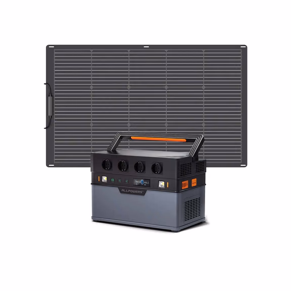 ALLPOWERS 1500W Generatore Solare (S1500 + SP027 Pannello Solare) – S1500+SP027 100W Pannello solare
