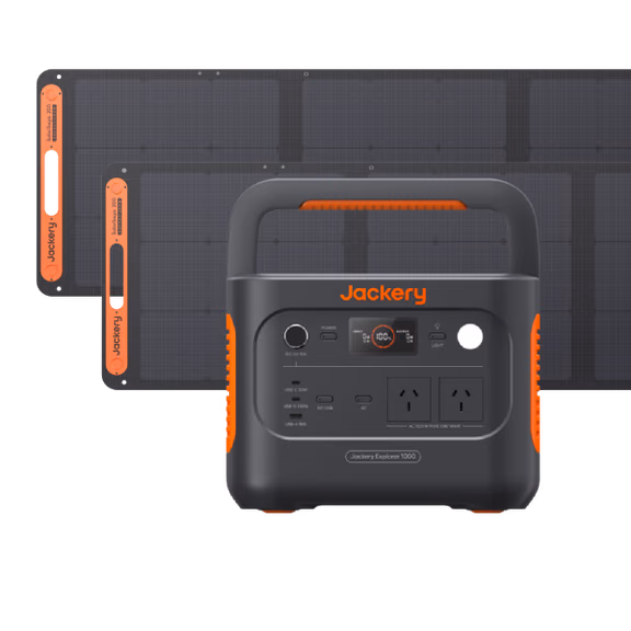 Jackery Solar Generator 1000 v2 (Explorer 1000 v2 + SolarSaga 200W) – E1000 v2 + 2* 200W Solar Panel