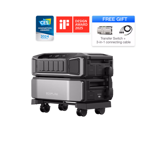 EcoFlow DELTA Pro Ultra Inverter + Batteries – DELTA Pro Ultra + 3 x DELTA Pro Ultra Battery