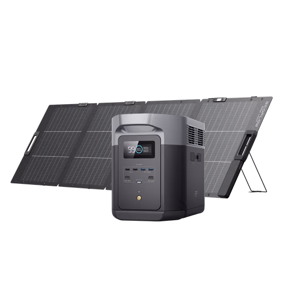EcoFlow DELTA 2 Max (1900) Solar Generator (PV220W)