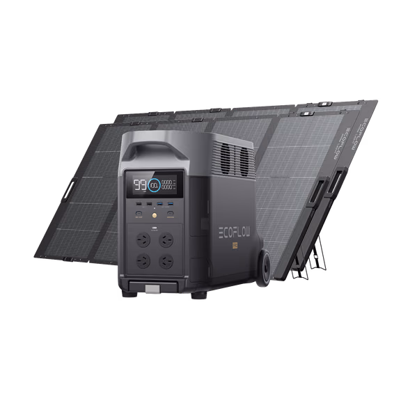EcoFlow DELTA Pro Solar Generator (PV400W) – DELTA Pro + 400W Solar Panel *2