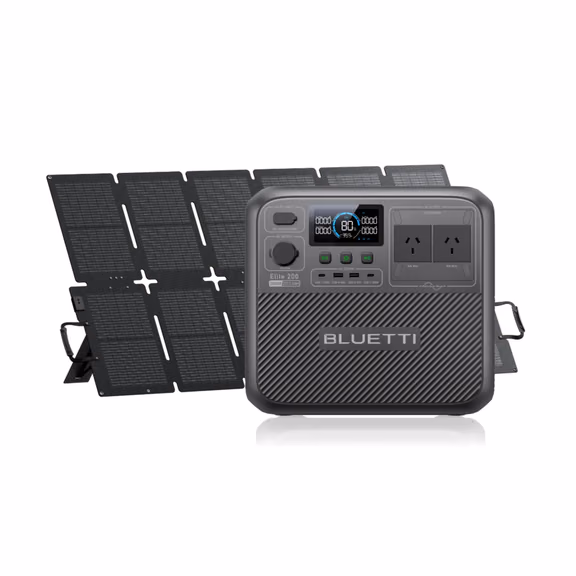 BLUETTI Elite 200 V2+220W | Solar Generator Kit