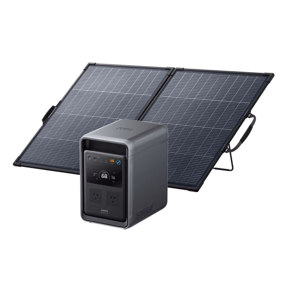 Anker SOLIX S2000 Portable Power Station – Anker SOLIX S2000 + 200W Solar Panel
