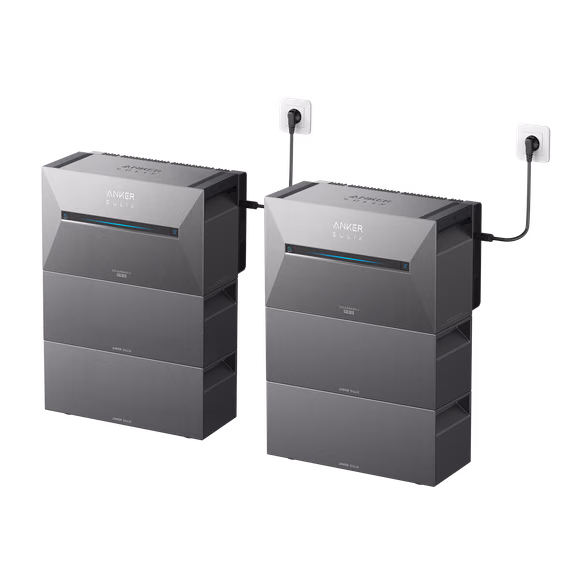 Anker SOLIX Solarbank 3 E2700 Pro – 2 x Anker SOLIX Solarbank 3 E2700 Pro+ 4 x BP2700 uitbreidingsaccu