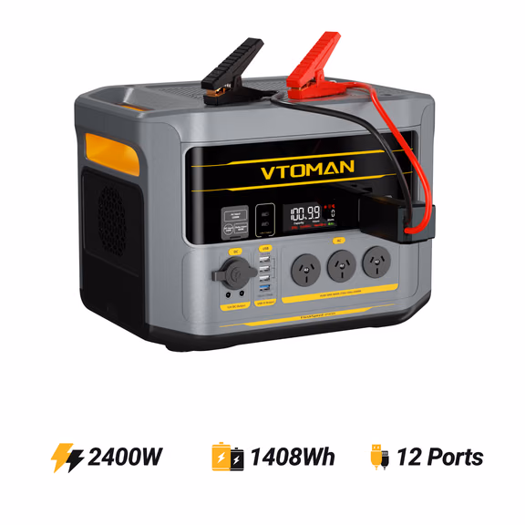 VTOMAN FlashSpeed 2400 Tragbare Powerstation – FlashSpeed 2400 1408Wh