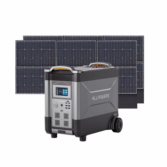 ALLPOWERS 4000W Solar Generator Kit (R4000 V2 + SP039 600W Solar Panel) – R4000 V2+2PCS SP039 600W Solar Panel