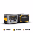 VTOMAN FlashSpeed 1000 V-BEYOND® Portable Power Station with 1548Wh Extra Battery