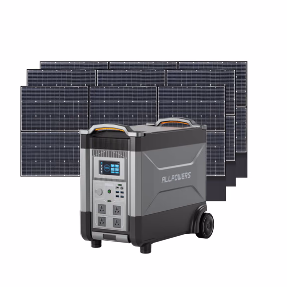 ALLPOWERS 4000W Solar Generator Kit (R4000 V2 + SP039 600W Solar Panel) – R4000 V2+3PCS SP039 600W Solar Panel