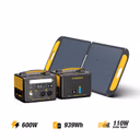 VTOMAN Jump 600X V-BEYOND® Power Station – VTOMAN Jump 600X +Extra Battery+ 110W Solar Panel